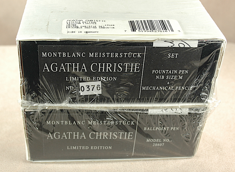 Pre-Owned Pens: 5120: Mont Blanc: Agatha Christie Set